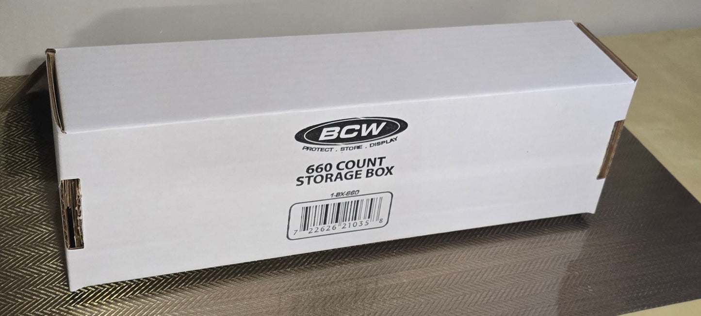 Boîte de rangement carton BCW 660 Cartes BCW