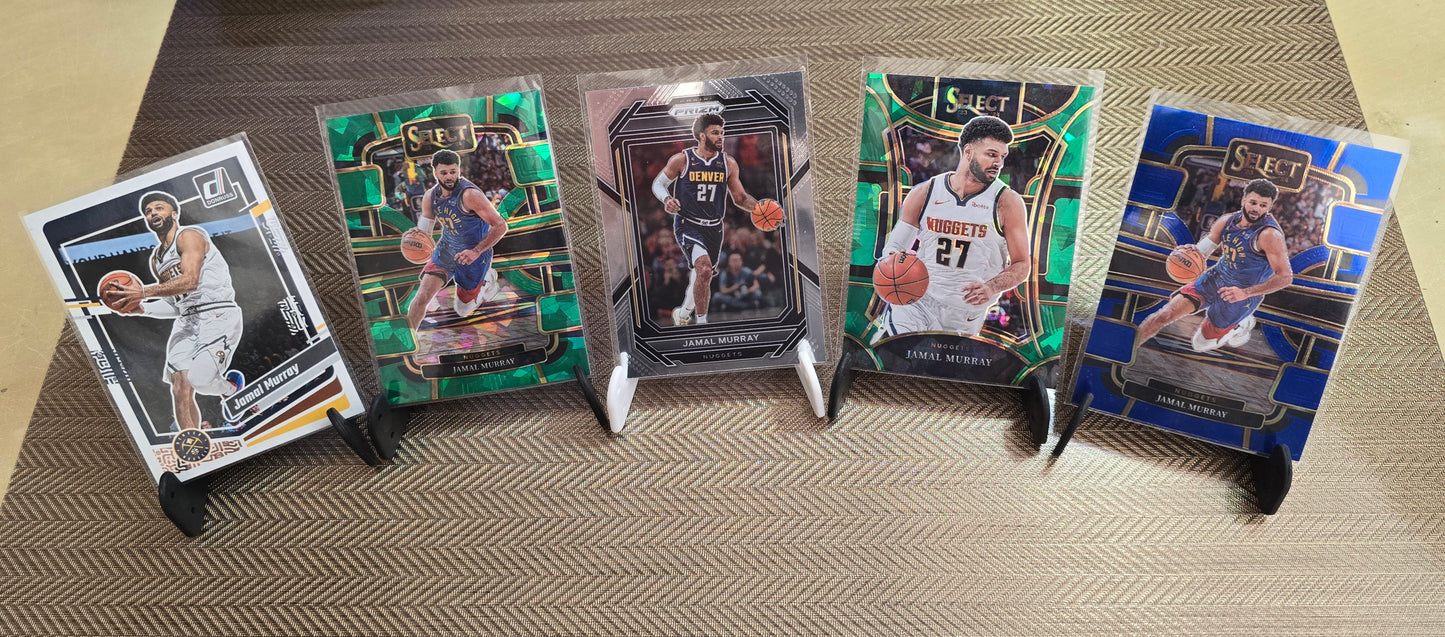 Lot 5 cartes collection sport Basketball JAMAL MURRAY