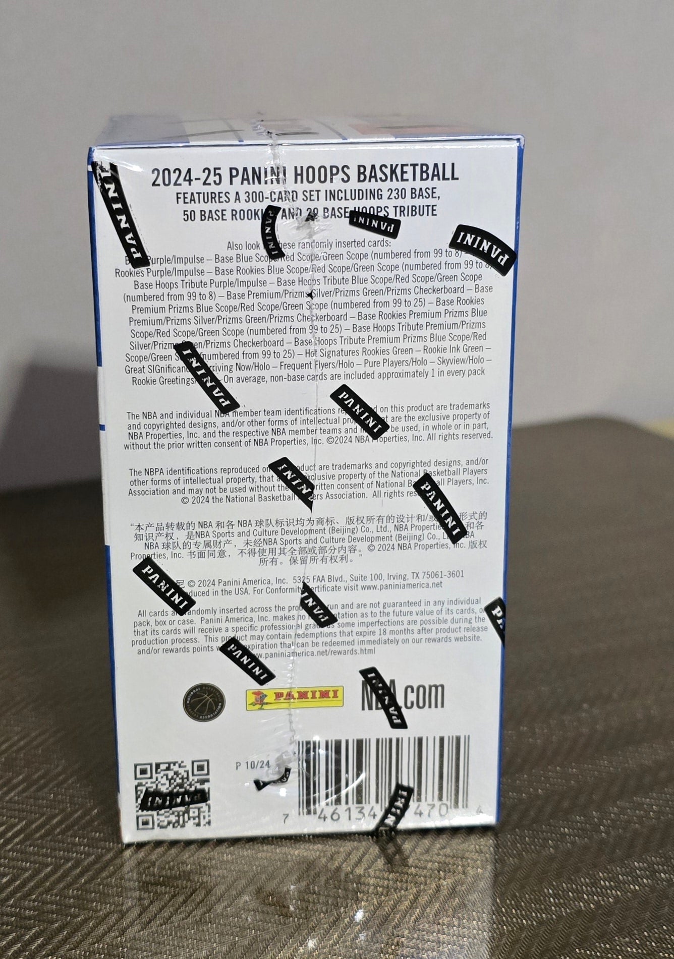 2024/25 Panini HOOPS Cartes Basketball NBA Hobby Blaster Box