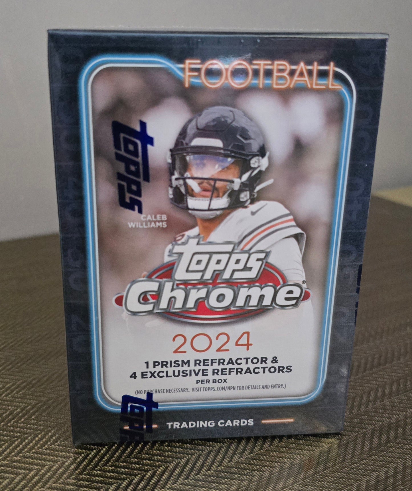2024 Topps Chrome Cartes Football NFL 7-Pack Blaster Box