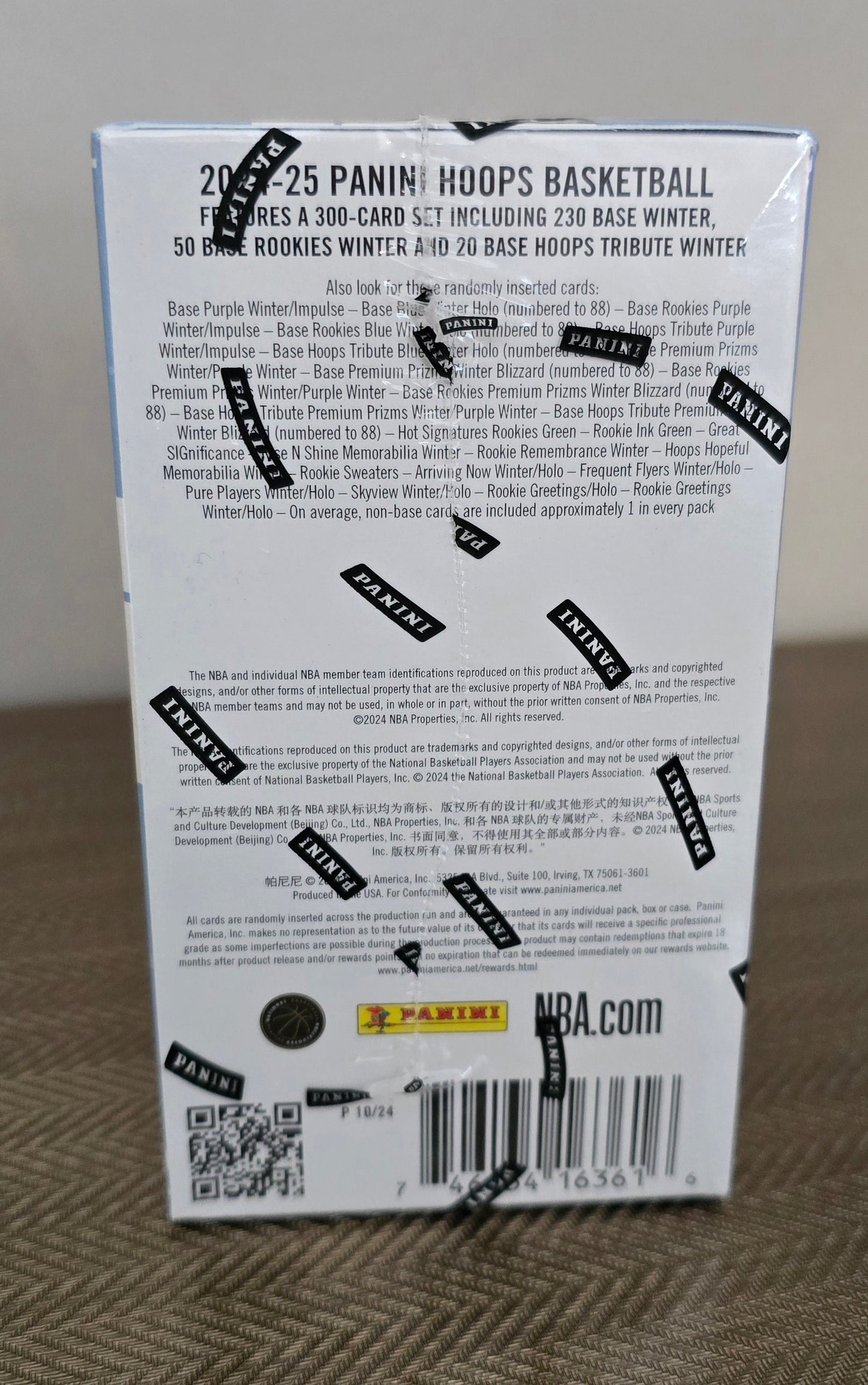 2024/25 Panini HOOPS Cartes Basketball NBA 6-Pack Winter Blaster Box