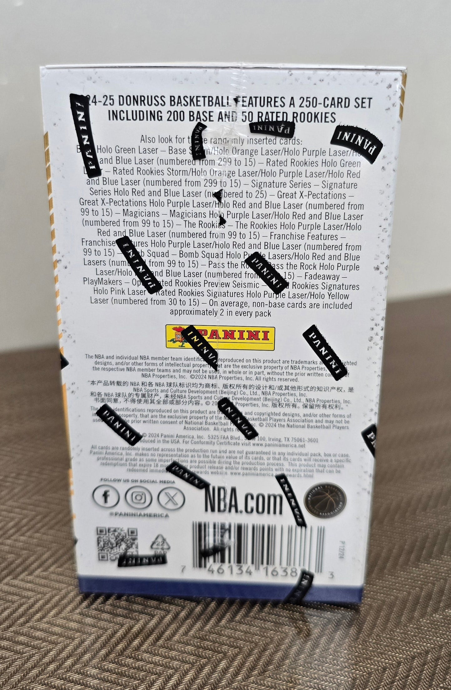 2024-25 Panini Donruss Cartes Basketball NBA Blaster Box Panini