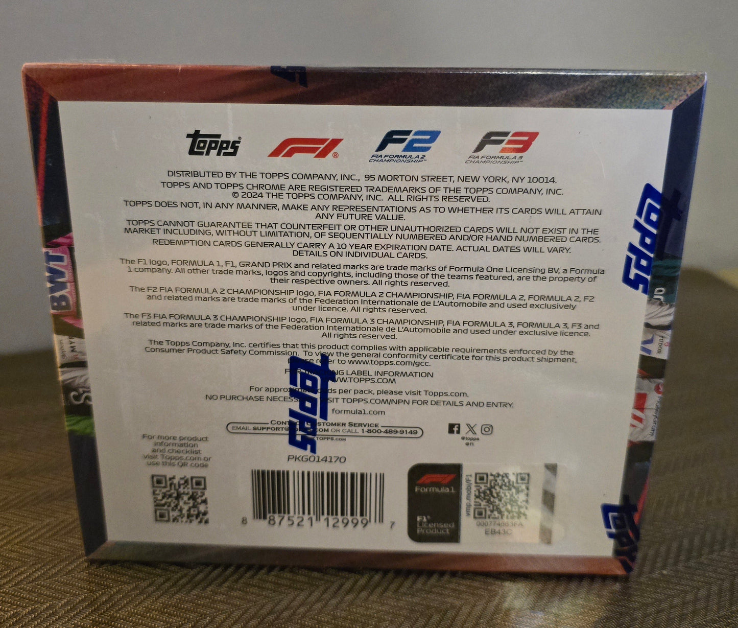 2024 Topps Chrome F1 Cartes Formula 1 Qualifying Lap Hobby Box Topps