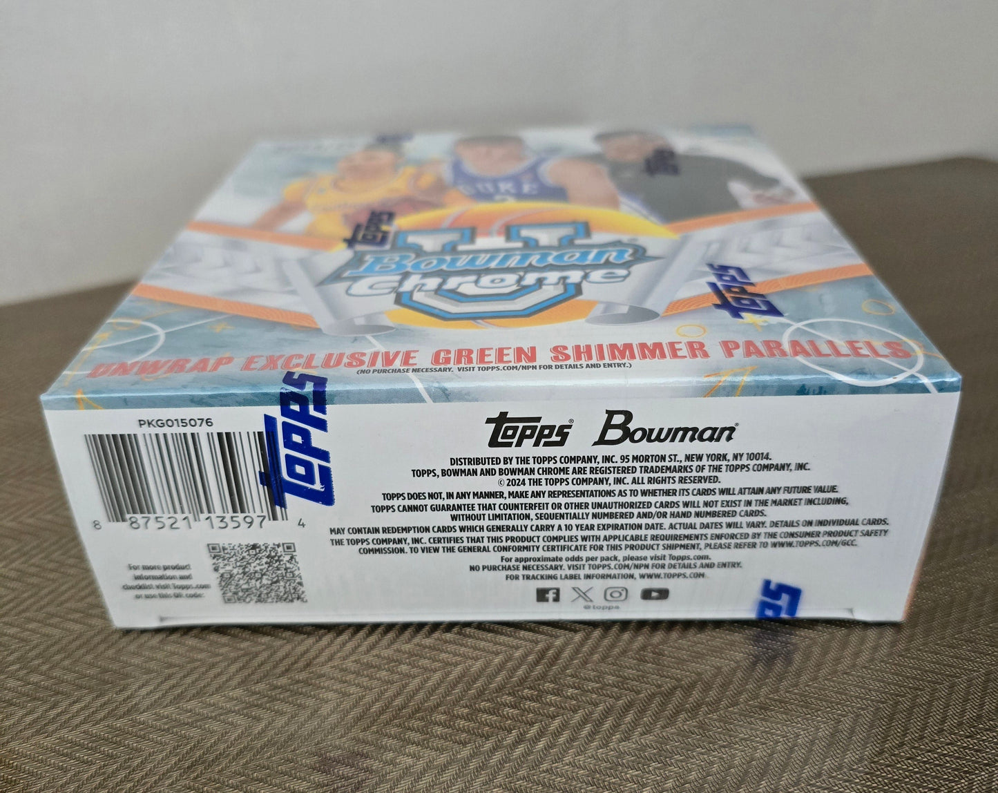 2024-25 Bowman University Chrome Cartes Basketball NBA Méga Box Panini