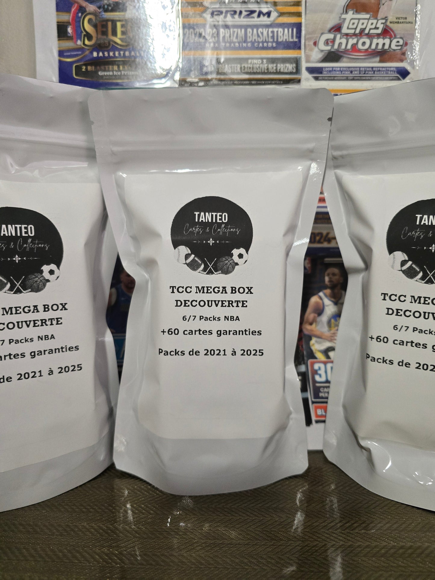 TCC MEGA BOX DECOUVERTE Cartes Basketball NBA TANTEO Cartes & Collections