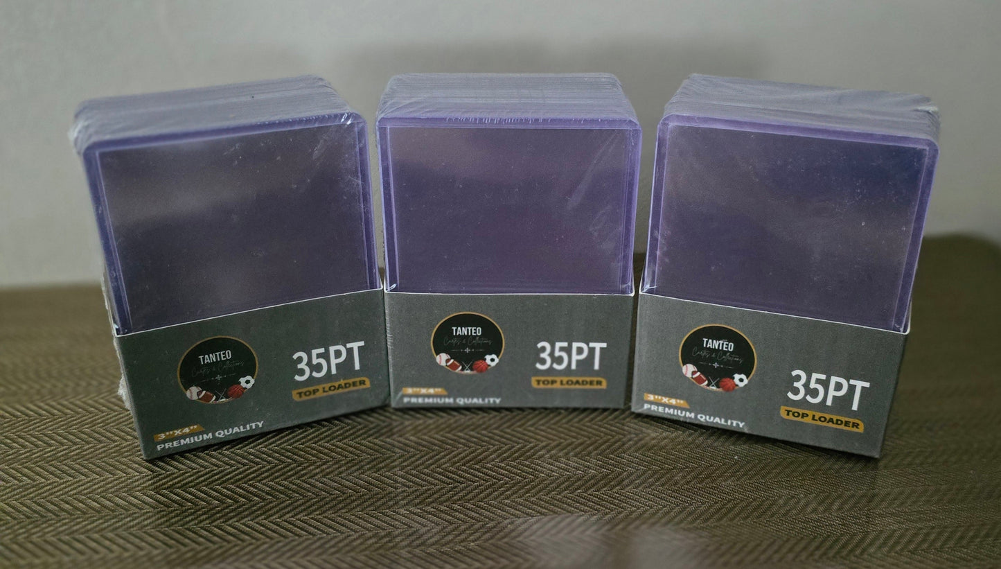 Lot Toploaders 25 x 3 TANTEO Cartes & Collections
