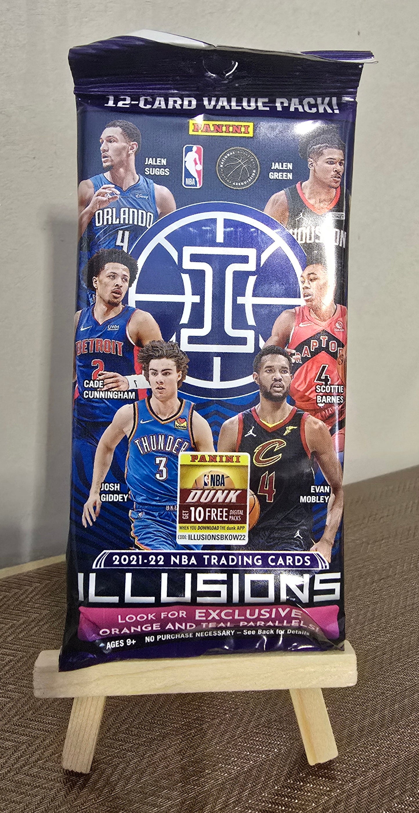 2021-22 Panini ILLUSIONS Cartes Basketball NBA Jumbo Value Pack Panini