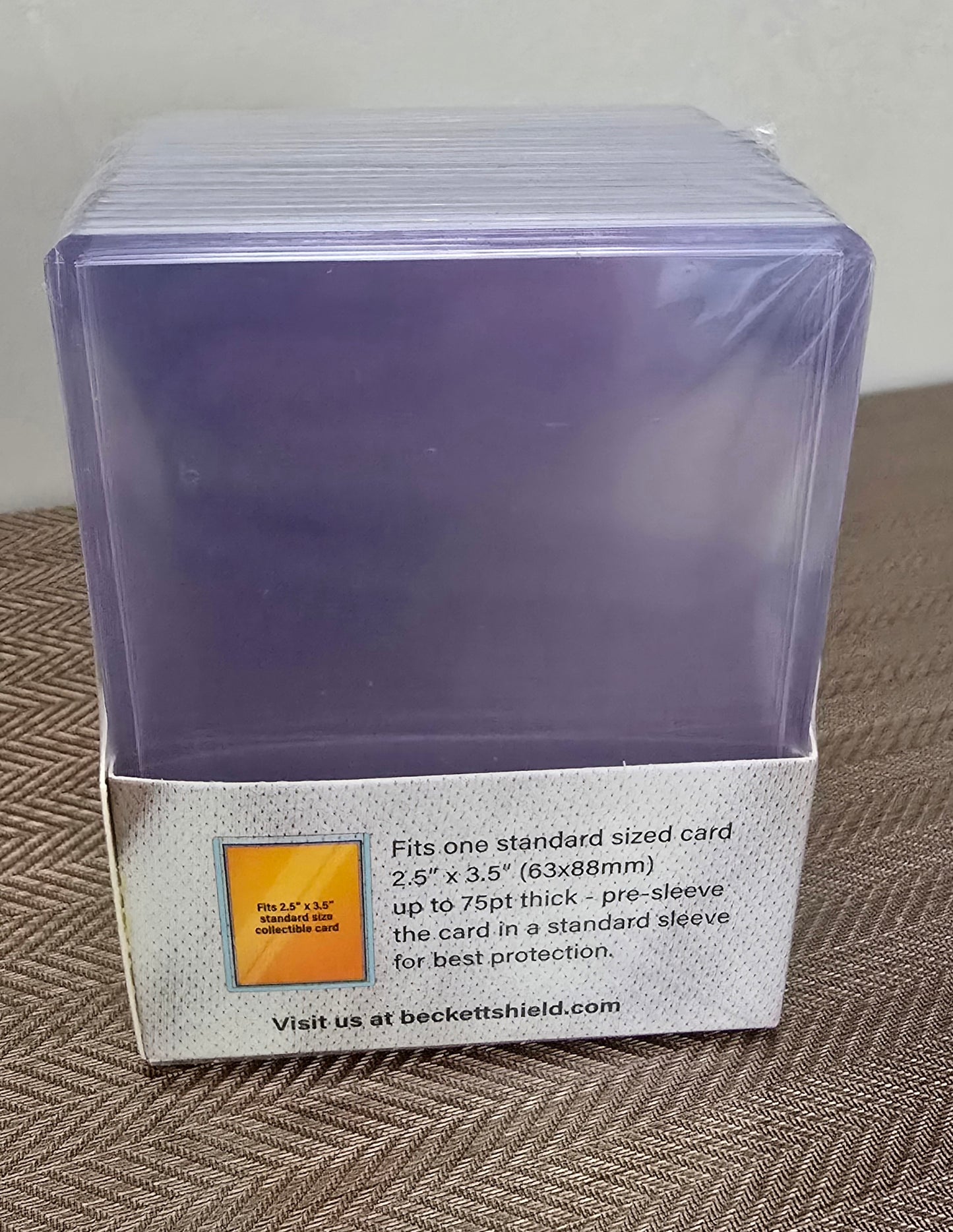 Toploaders 75 PT x 25 - BECKETT SHIELD