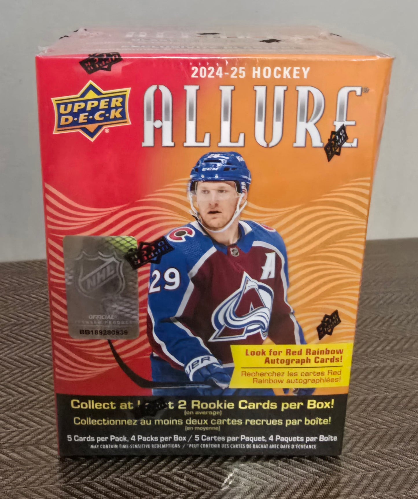 2024-25 Upper Deck ALLURE Cartes Hockey NHL 4-Pack Blaster Box