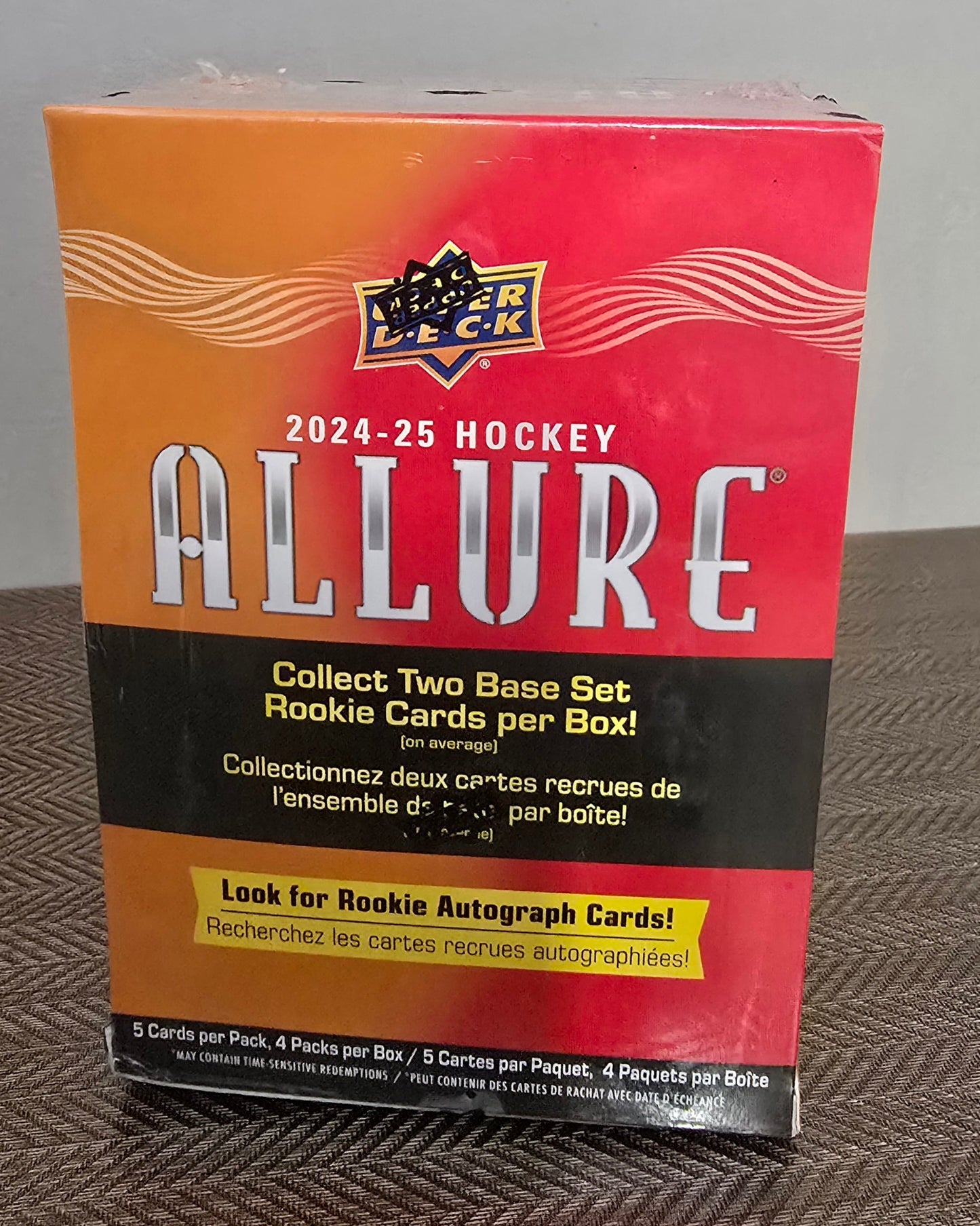 2024-25 Upper Deck ALLURE Cartes Hockey NHL 4-Pack Blaster Box Upper Deck