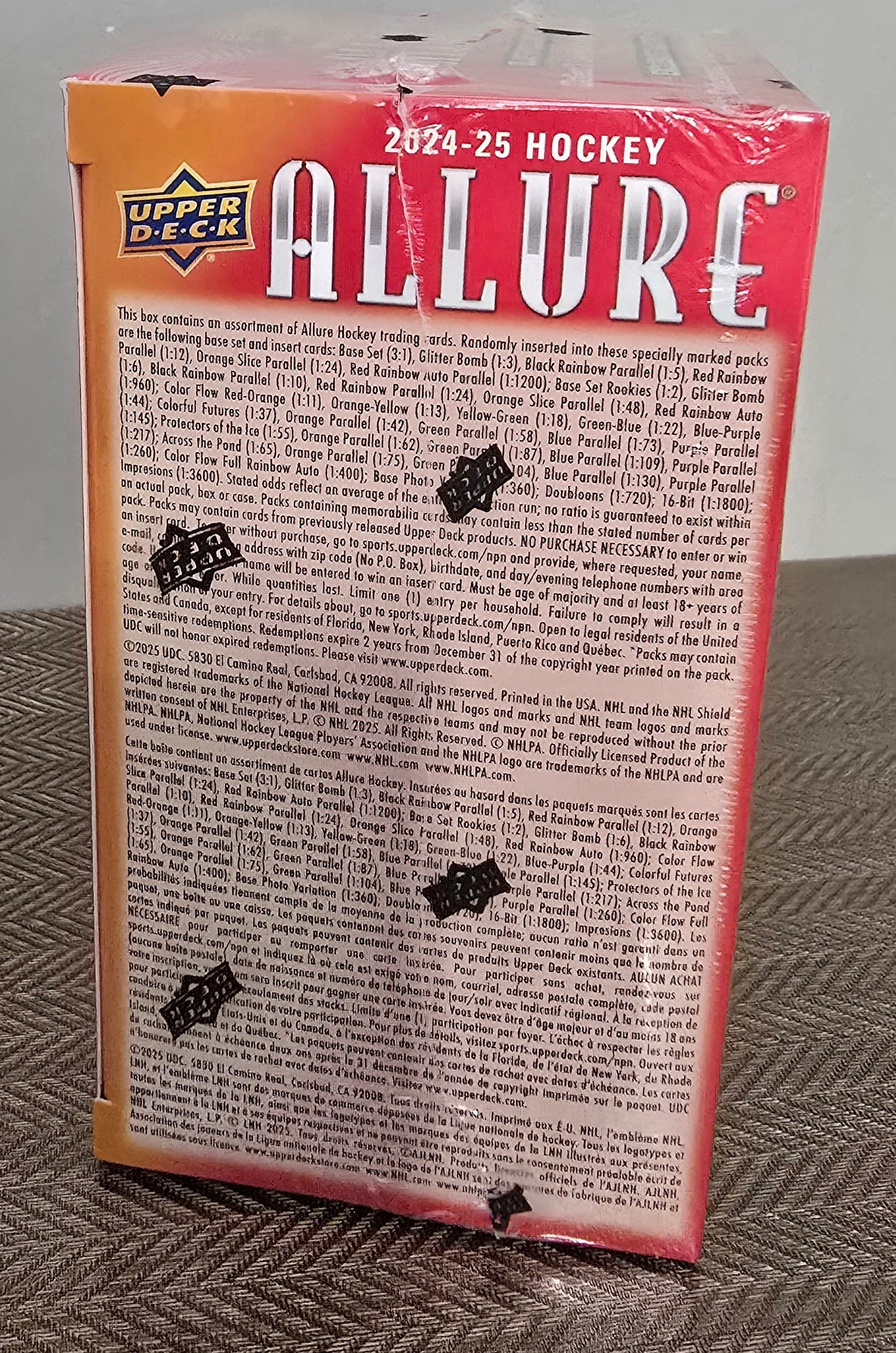 2024-25 Upper Deck ALLURE Cartes Hockey NHL 4-Pack Blaster Box Upper Deck
