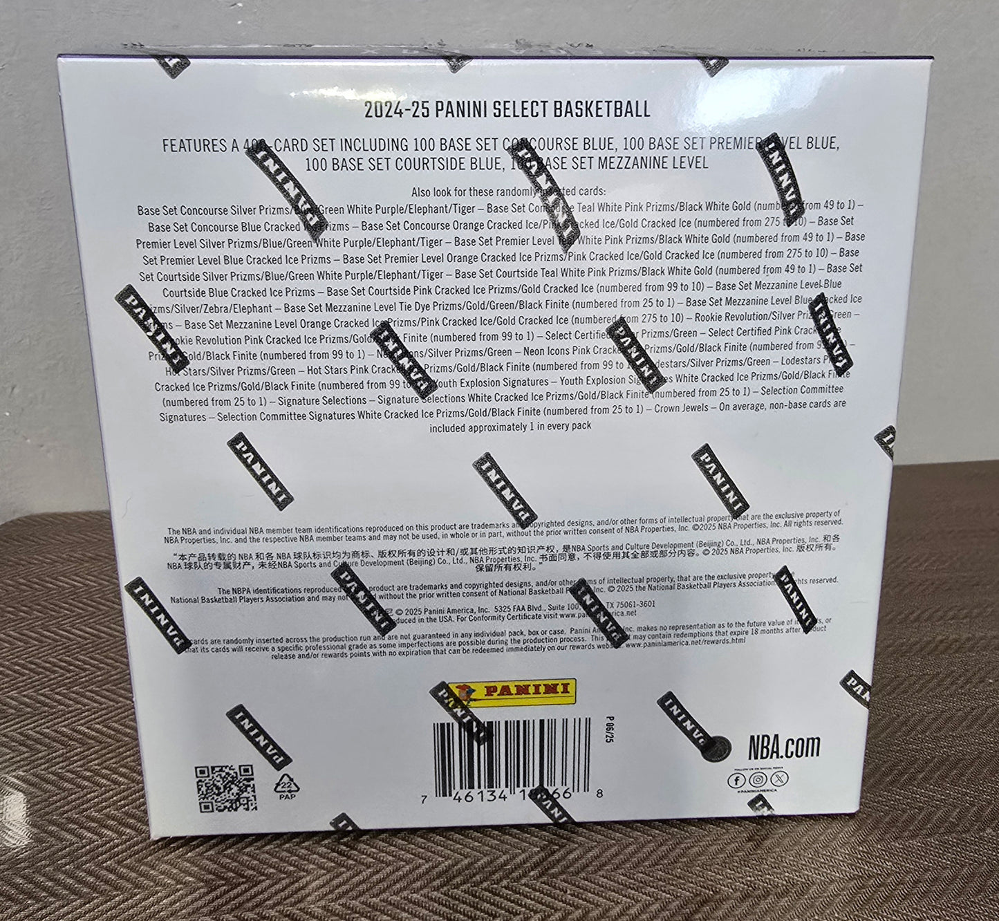 2024-25 Panini Select Cartes Basketball NBA Méga Box Panini