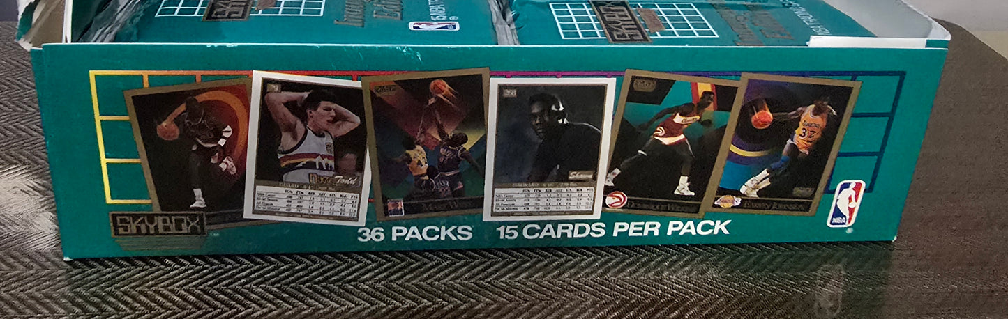 1990-91 Skybox Series 2 Cartes Basketball NBA Pack