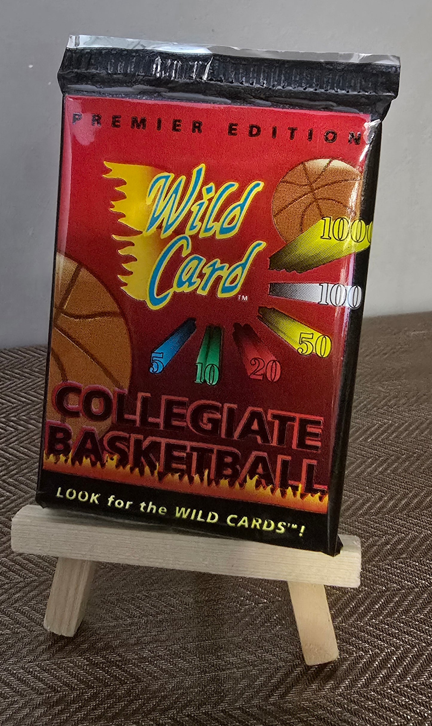 1991-92 Wild Card Collegiate Cartes Basketball NBA Pack