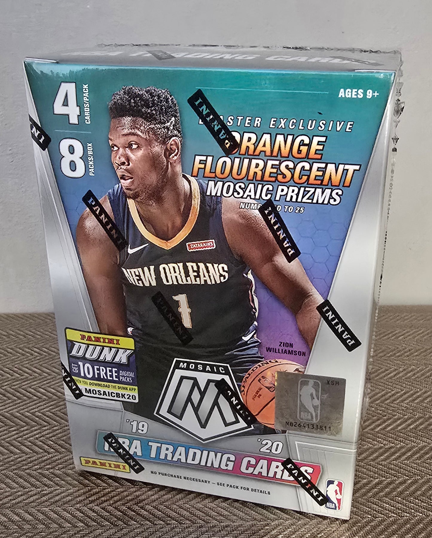 2019-20 Panini Mosaic Cartes Basketball NBA Blaster Box