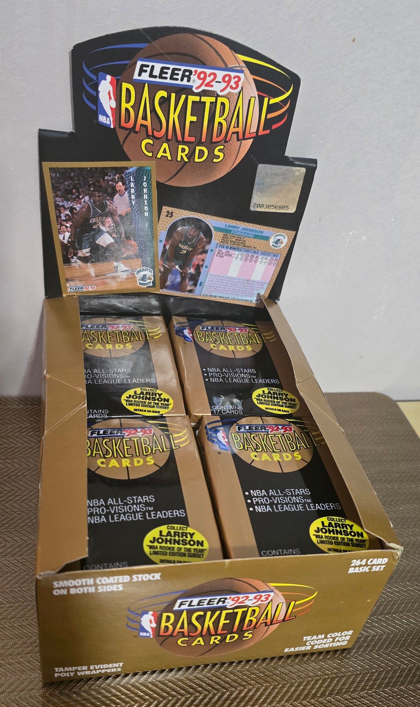 1992-93 Fleer Series 1 Cartes Basketball NBA Pack Hobby Box