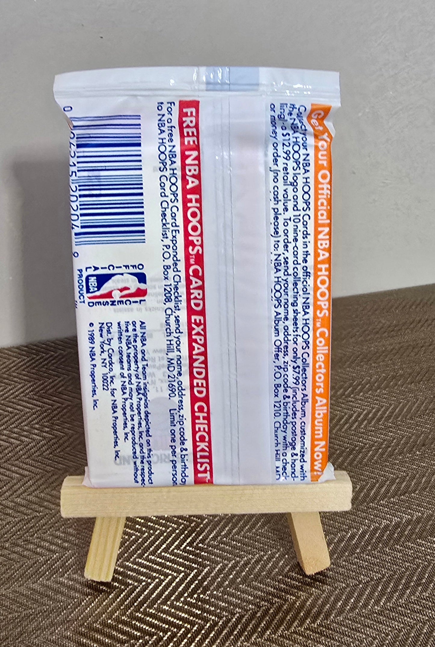 1989-90 Hoops Series 2 Cartes Basketball NBA Wax Pack