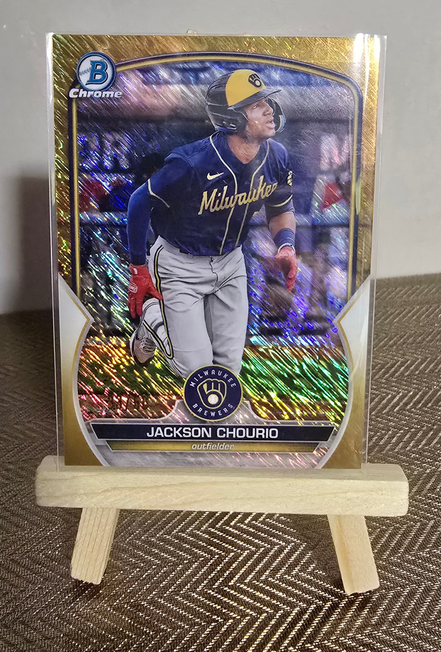 Carte collection Jackson Chourio Baseball Topps Bowman Chrome 2023 - 33/50
