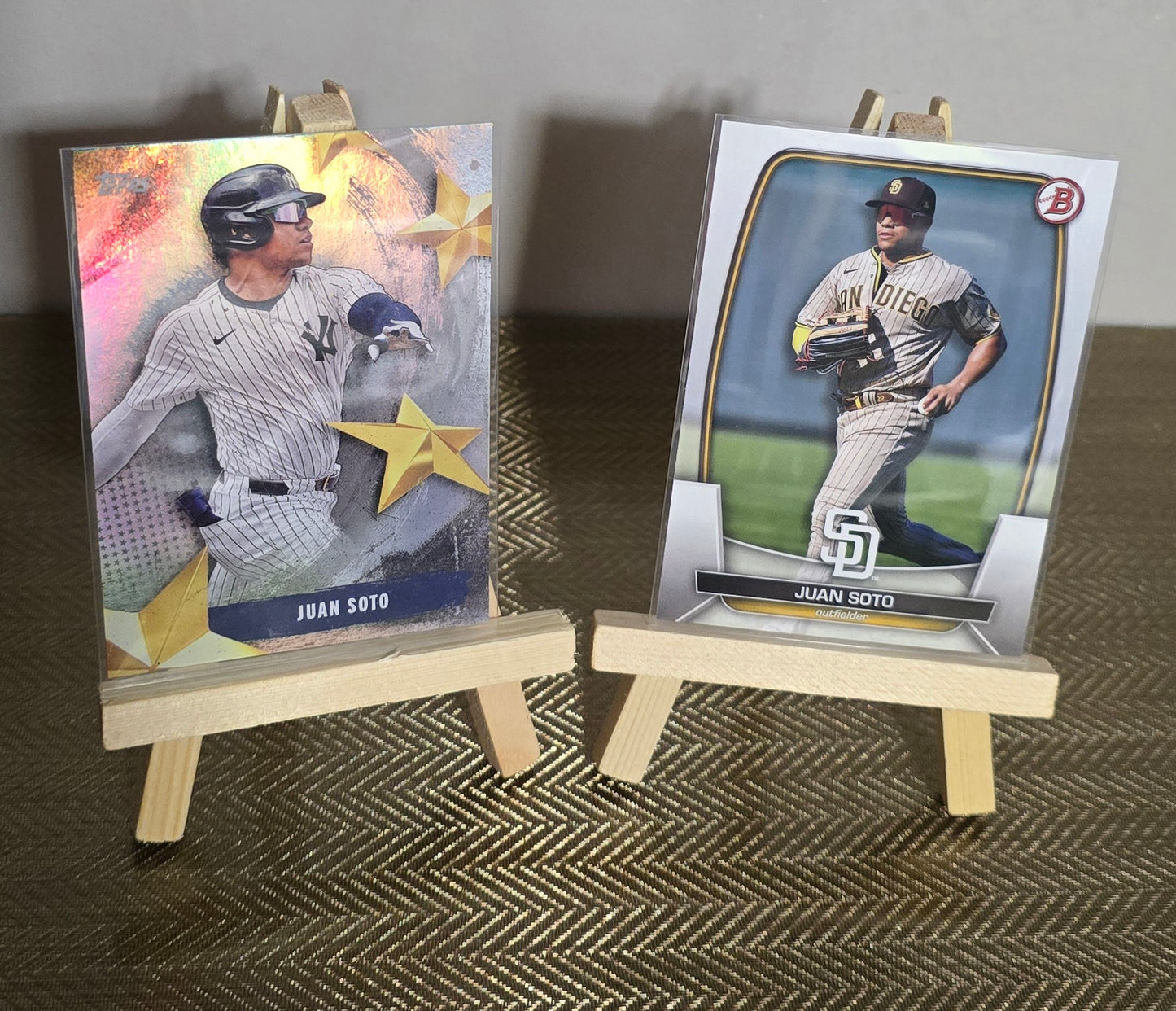 Lot 2 Cartes collection Baseball Juan Soto