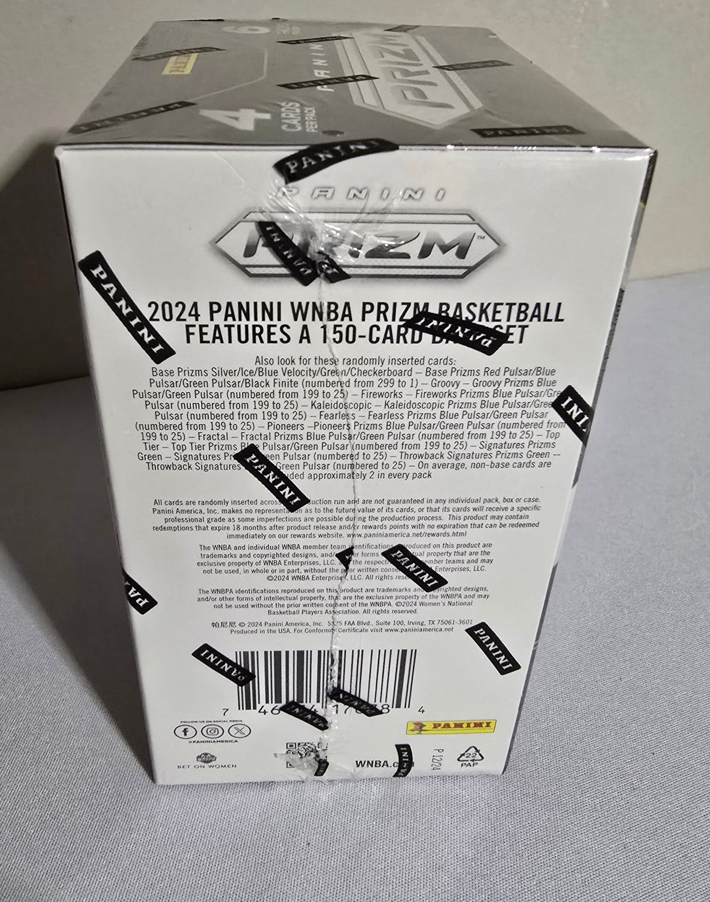 2024 Panini Prizm WNBA Cartes Basketball NBA Blaster Box (WNBA Logo Prizms!)