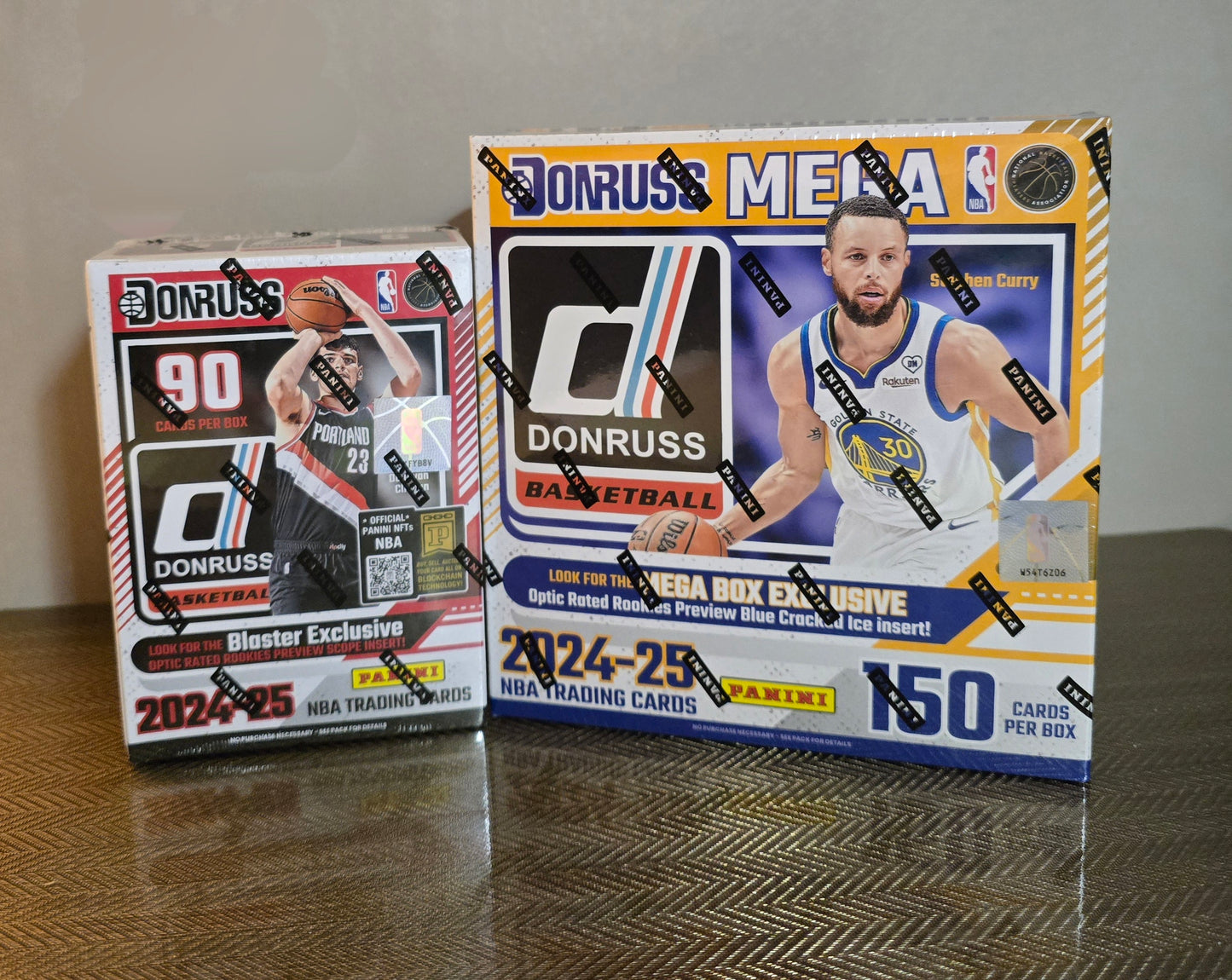 Lot 2 Boxes Cartes Basketball NBA 2024-25 Panini Donruss Hobby Blaster Box + Méga Box