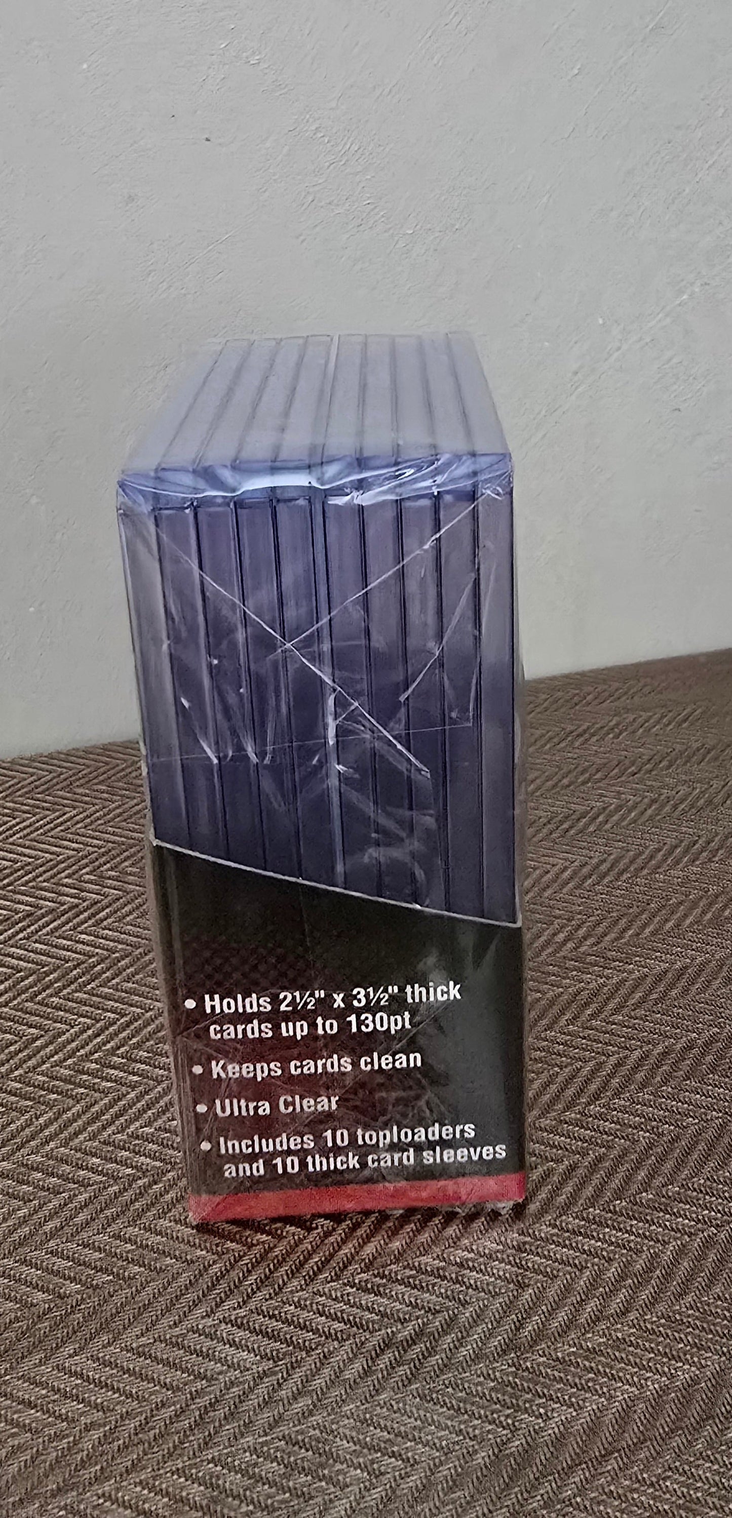 Toploaders with Thick Penny Sleeves 3 X 4 Super Thick 130PT - Ultra Pro 10ct ULTRA PRO
