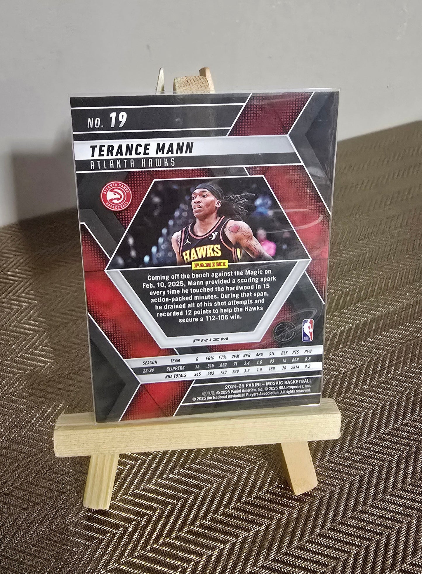 2024-25 Panini Mosaic Genesis - TERANCE MANN Panini