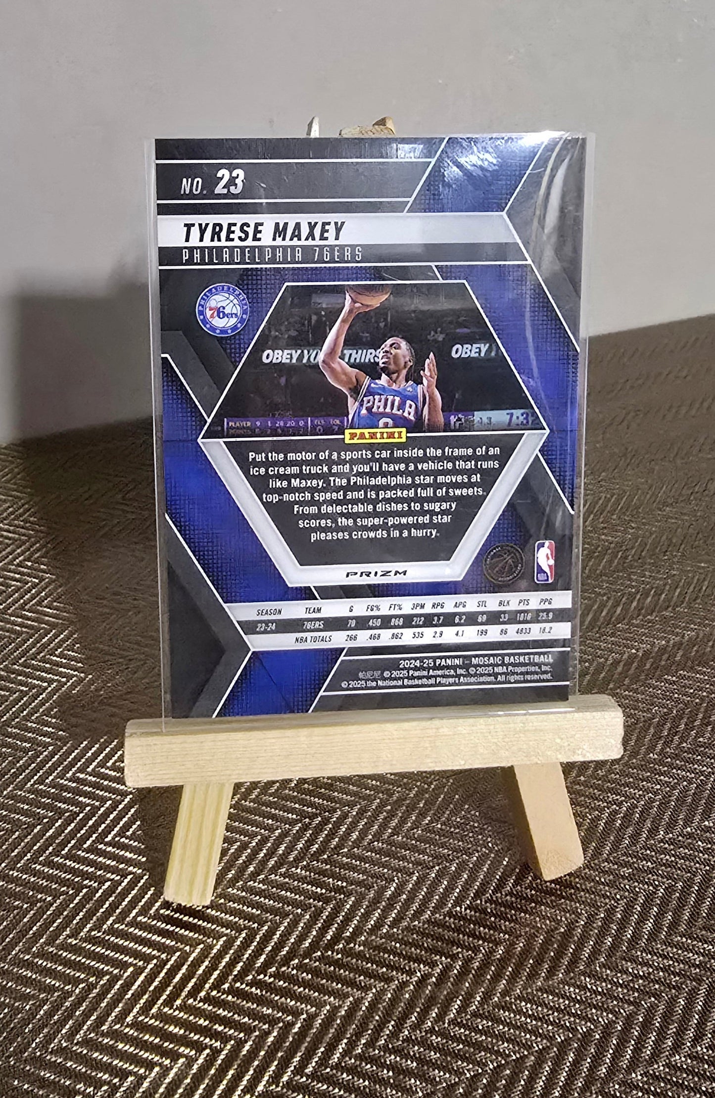 2024-25 Panini Mosaic Genesis - TYRESE MAXEY Panini