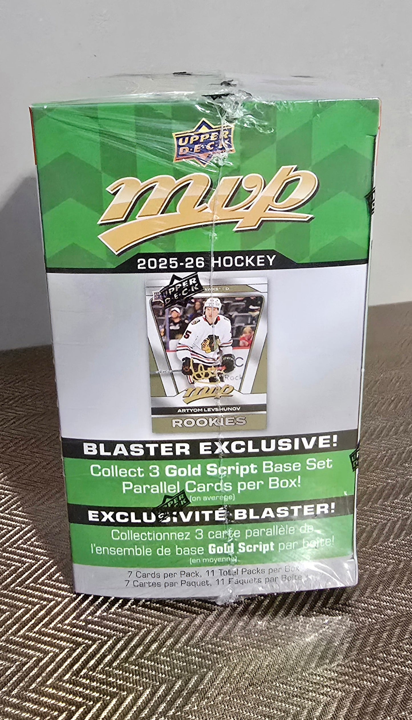 2025-26 Upper Deck MVP Cartes Hockey NHL Blaster Box Upper Deck