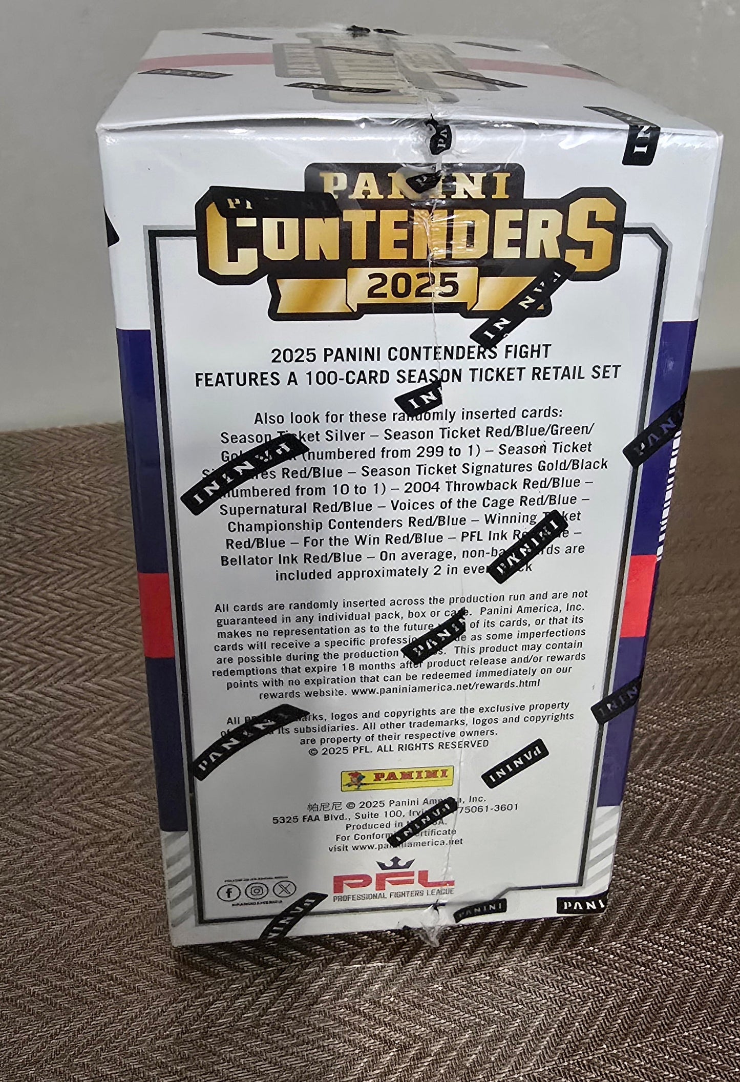 2025 Panini Contenders Professional Fighters League PFL Blaster Box Topps