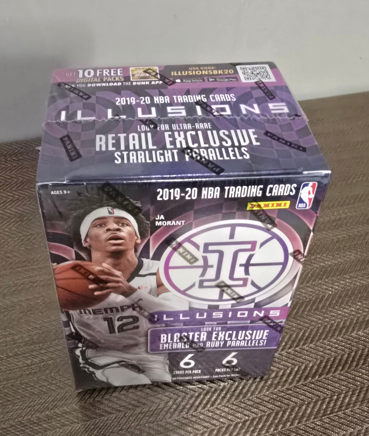2019-20 Panini Illusions Cartes Basketball NBA Blaster Box Panini