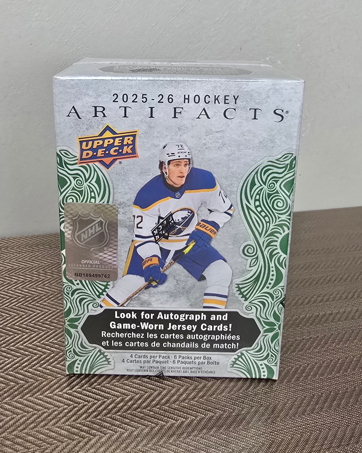 2025-26 Upper Deck Artifacts Cartes Hockey NHL Blaster Box Upper Deck