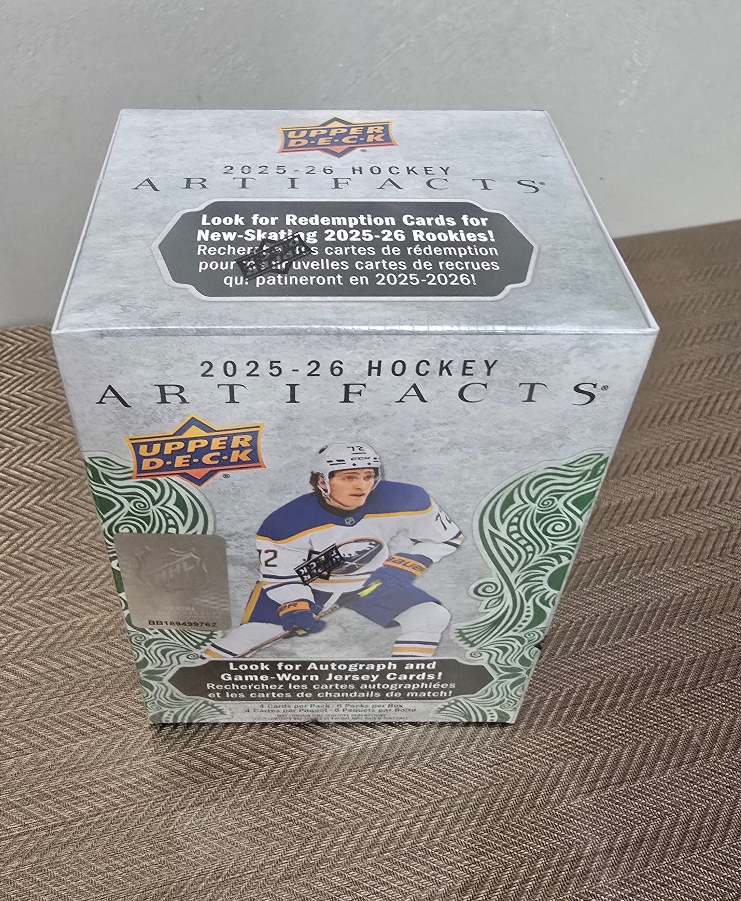 2025-26 Upper Deck Artifacts Cartes Hockey NHL Blaster Box Upper Deck