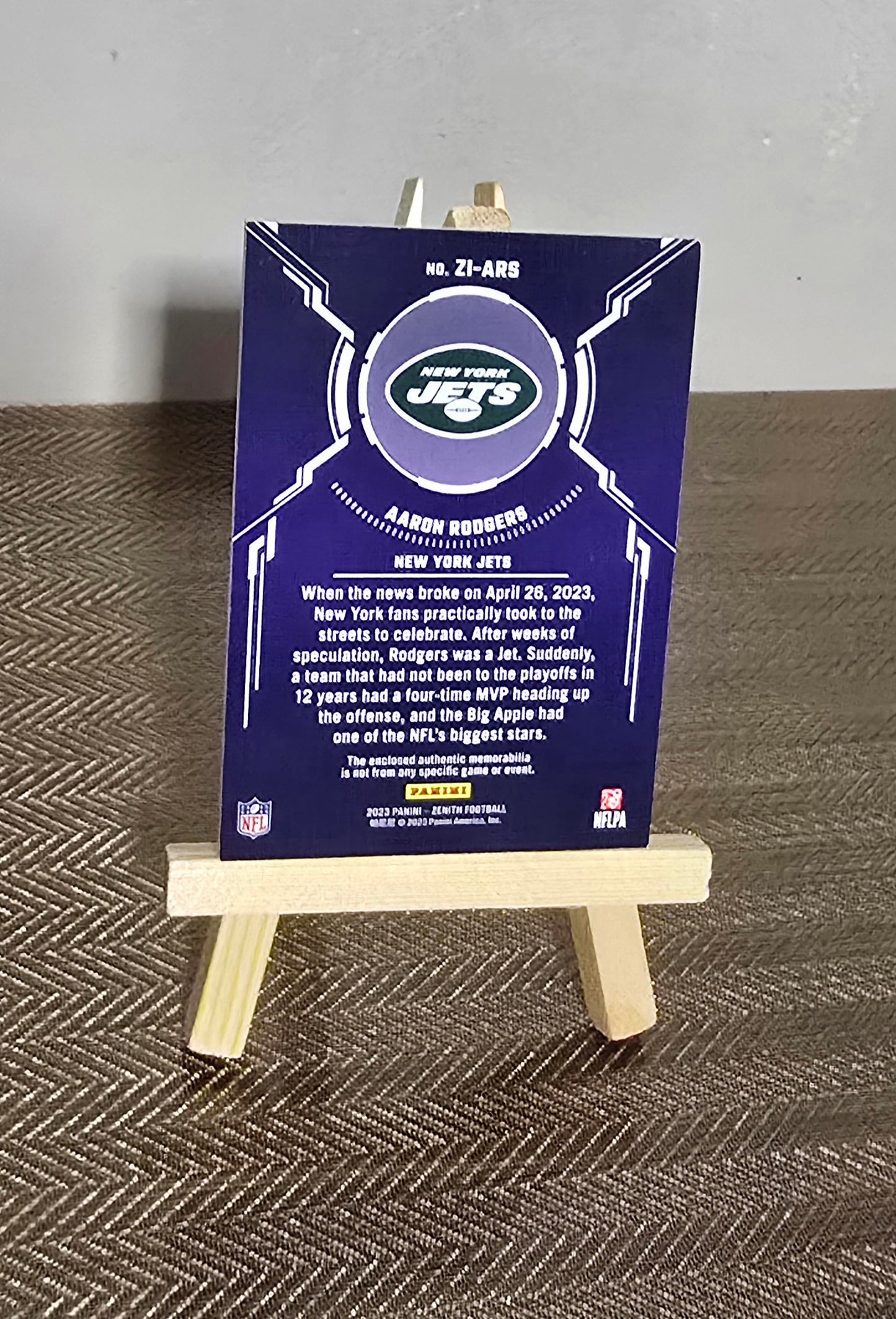 Carte Patch Football NFL AARON RODGERS