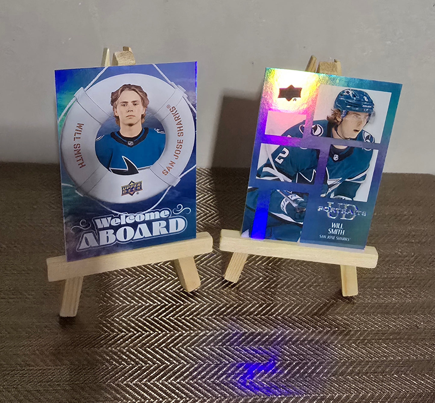 Lot 2 Cartes Collection Hockey WILL SMITH