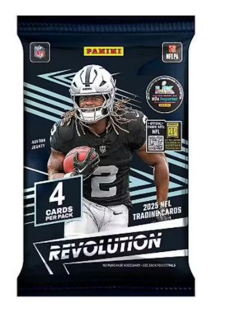 2025 Panini Revolution Cartes Football NFL Méga Box (Storm Parallels!)