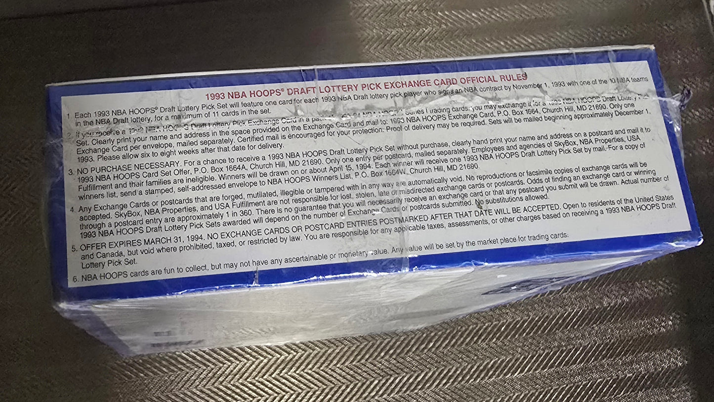 1993-94 Skybox Hoops Series 1 Cartes Basketball NBA Pack