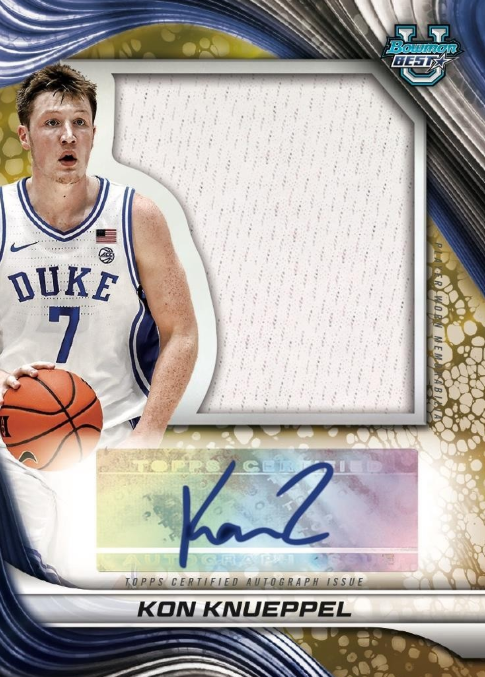 2024-25 Bowman University Best Cartes Basketball NBA Hobby Box Panini