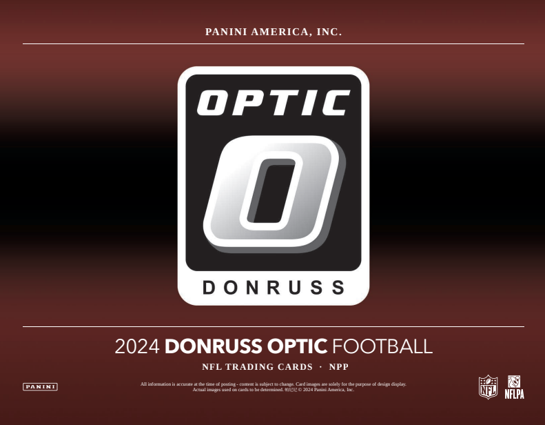 2024 Panini Donruss Optic Cartes Football US NFL Blaster Box Panini