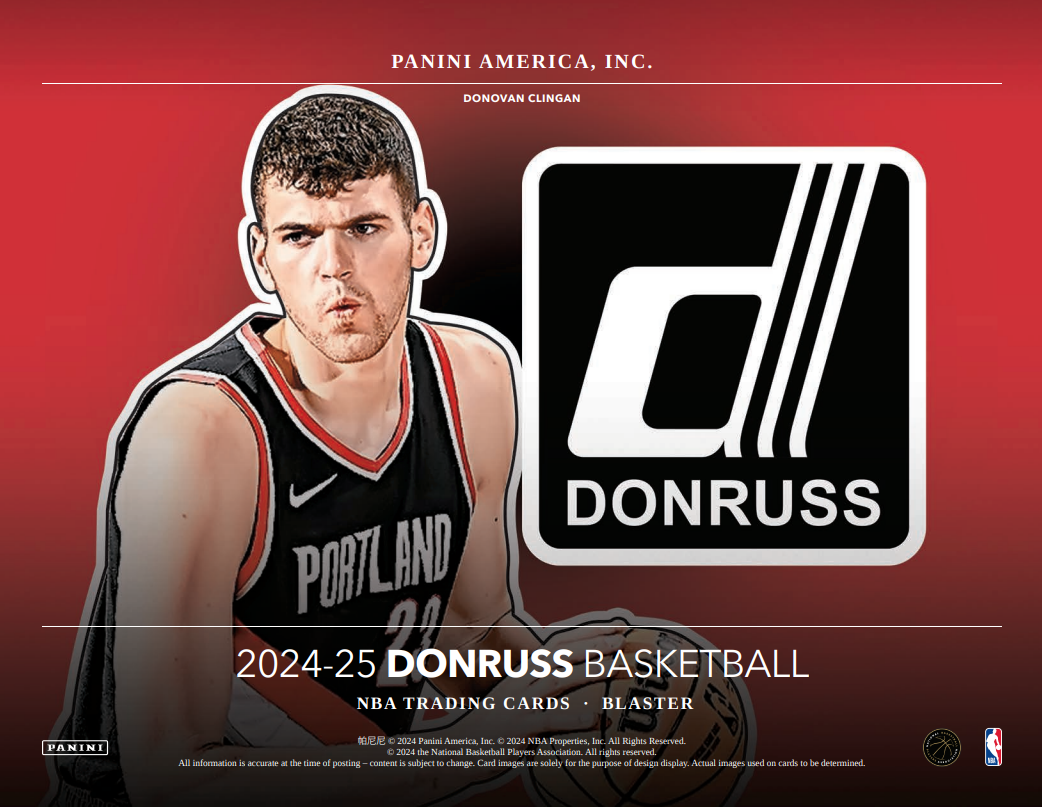 2024-25 Panini Donruss Cartes Basketball NBA Blaster Box