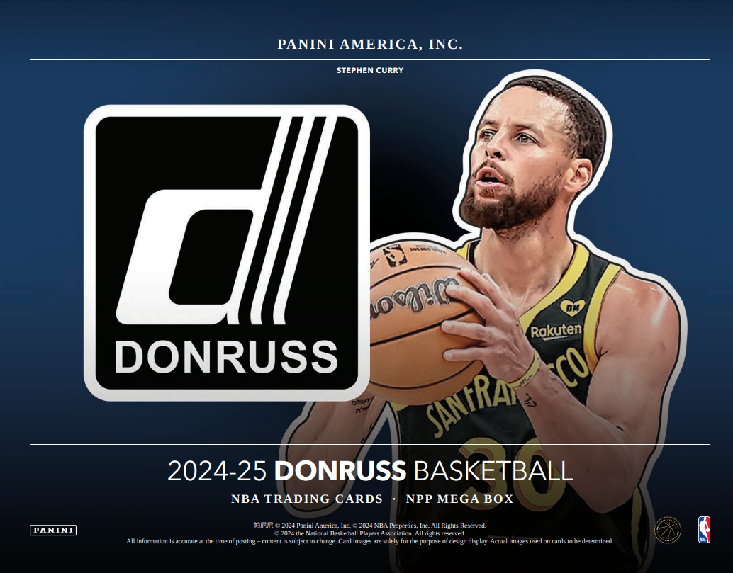 2024-25 Panini Donruss Cartes Basketball NBA Mega Box