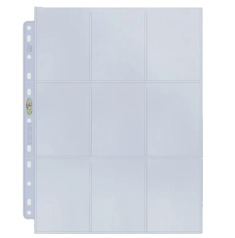 Ultra Pro - feuille de classeur : Platinum à l'unité TANTEO Cartes & Collections