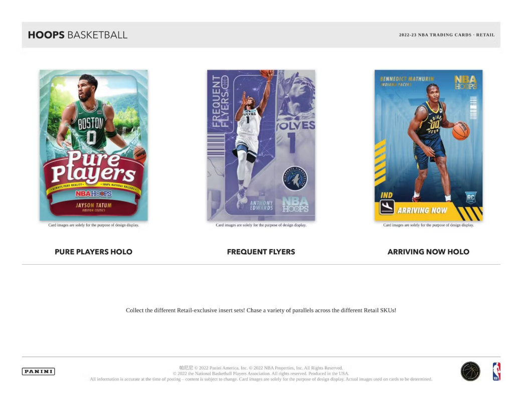 2022-23 Panini HOOPS Cartes Basketball NBA Fat Pack