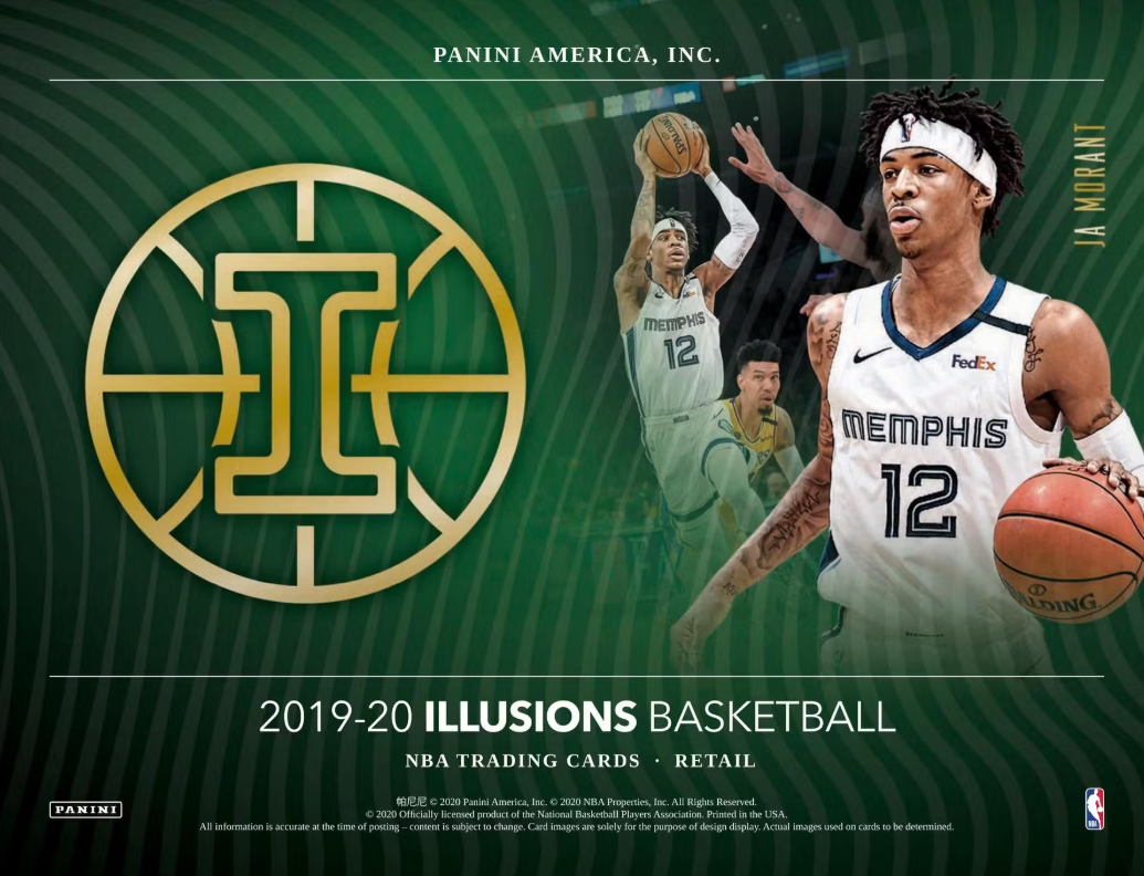 2019-20 Panini Illusions Cartes Basketball NBA Méga Box Panini
