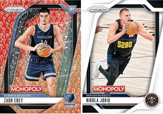 2024-25 Panini Prizm Monopoly Cartes Basketball NBA Blaster Box ( Millionaire Black Inserts! ) Panini