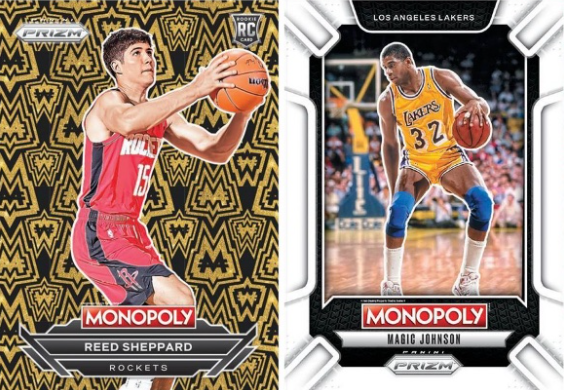 2024-25 Panini Prizm Monopoly Cartes Basketball NBA Blaster Box ( Millionaire Black Inserts! ) Panini