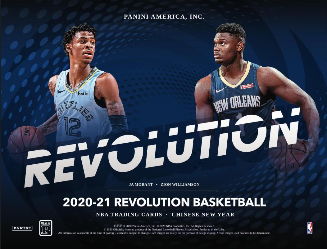 2020-21 Panini Revolution Basketball Chinese New Year Box Panini