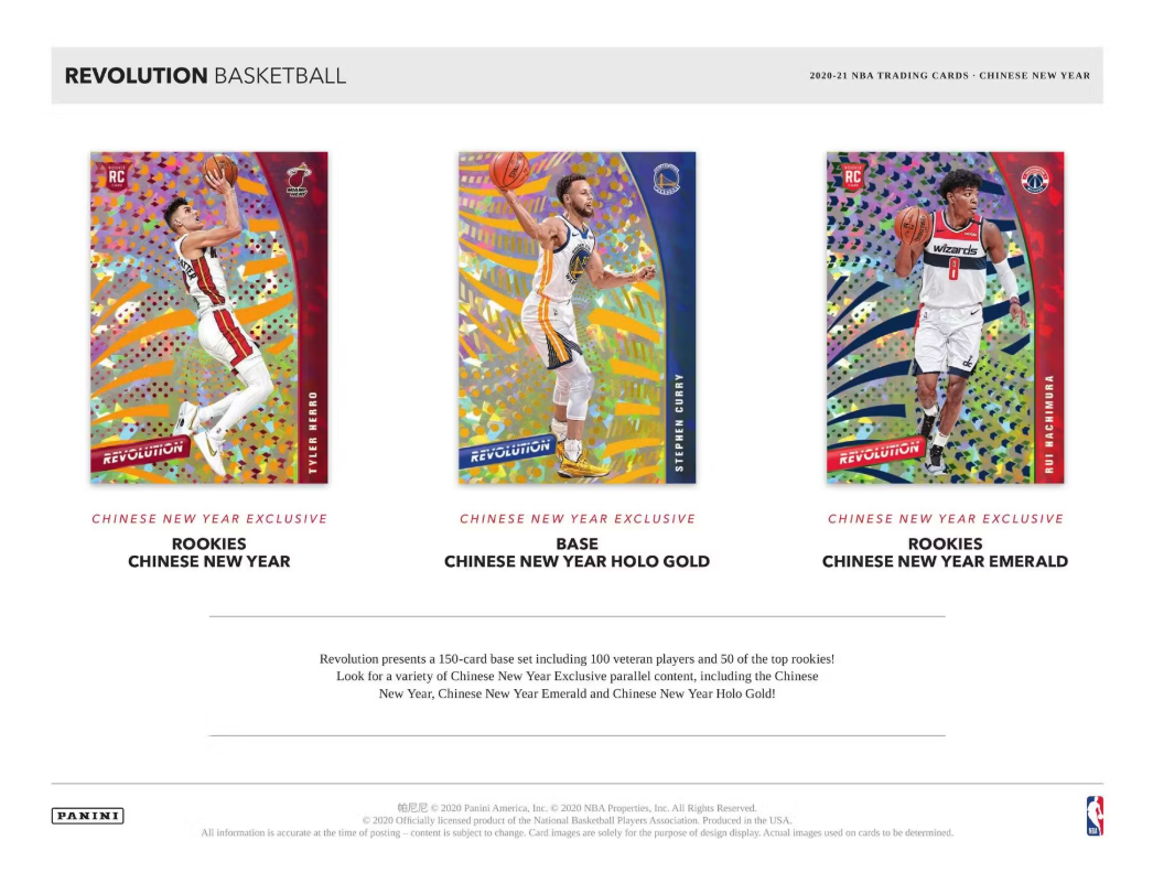 2020-21 Panini Revolution Basketball Chinese New Year Box Panini