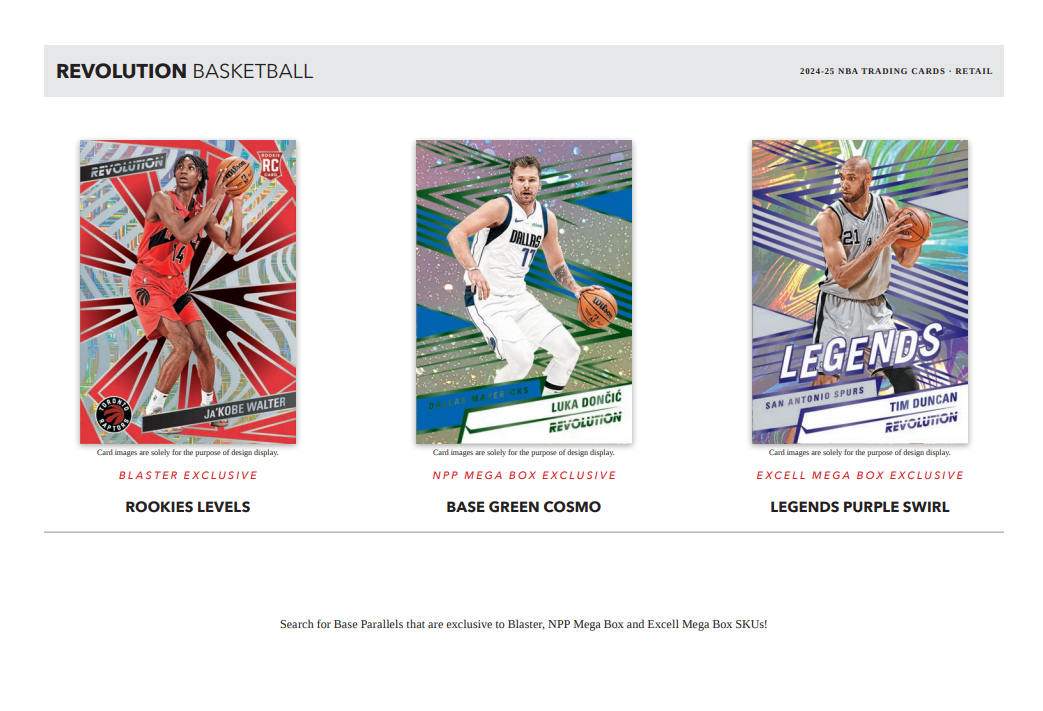 2024-25 Panini Revolution Cartes Basketball NBA Blaster Box