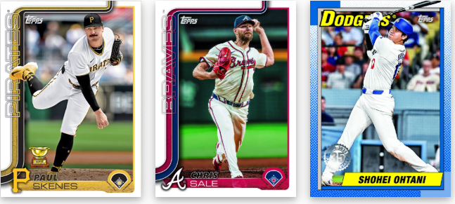 2025 Topps Series 1 Cartes Baseball MLB 7-Pack Blaster Box Panini